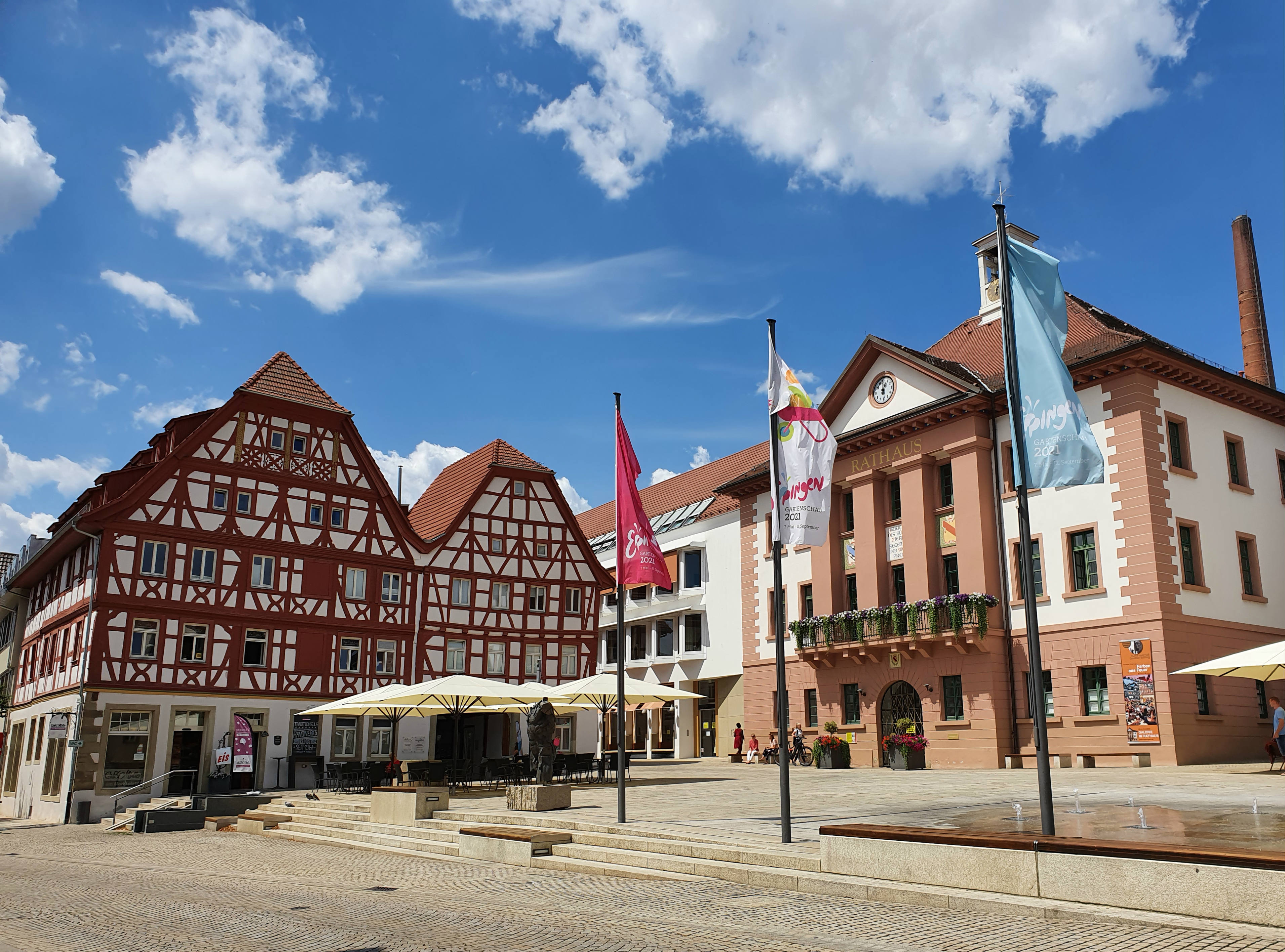  Marktplatz mit Rathaus/Galerie, Foto: Stadt Eppingen