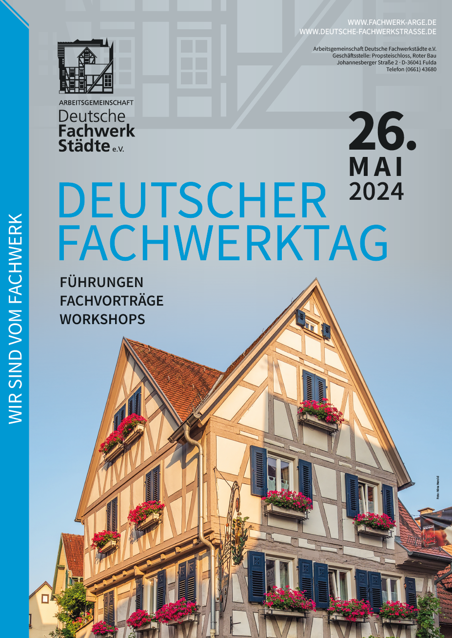  Plakat zum Deutschen Fachwerktag 2024