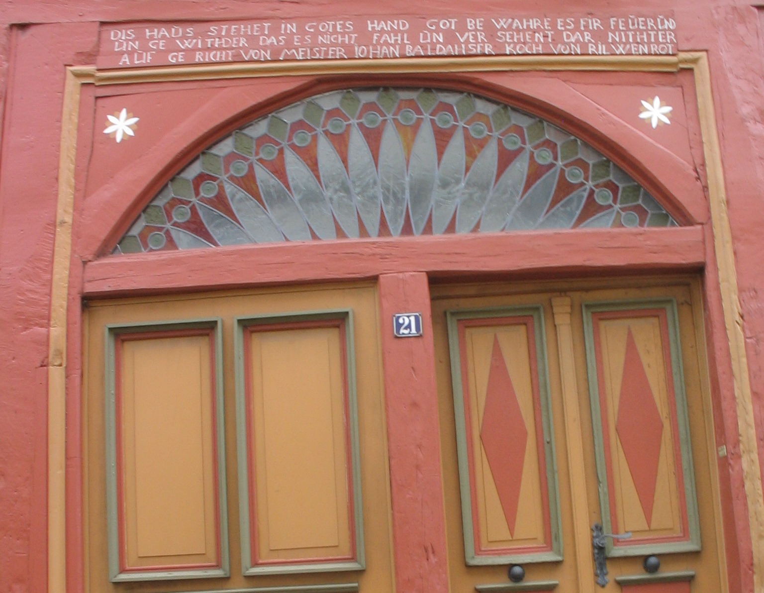 Tür des Stadtwirtshauses, Foto: Almut Bick